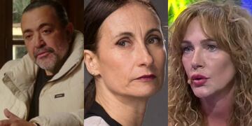 Leo Caprile, Amparo Noguera y Cata Pulido