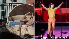 Todas las fotos virales de Harry Styles guatita al sol en Chile