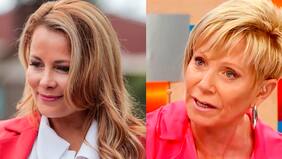 Raquel Argandoña: "Señora Cathy Barriga, no solo esté para las fotos. Aquí la queremos". Cathy Barriga: "No hay tiempo para ir a sentarse a un set de TV"