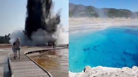 Explosión hidrotermal preocupó a visitantes del parque de Yellowstone