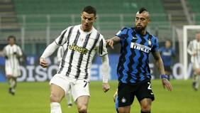 Con Vidal y Alexis en cancha Inter no pudo ante la Juventus de CR7