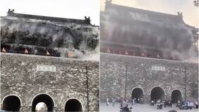 Video: Monumento histórico de 650 años se desploma en China tras haber sido restaurado hace un año