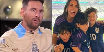 Lionel Messi reveló cuál de sus hijos se parece más a él: “Tiene cosas de mi carácter, yo soy raro también”