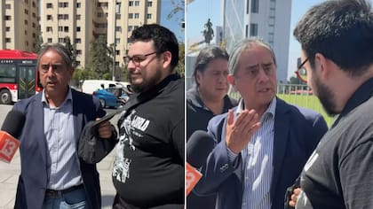 Le pegó feroz retada pero hubo final inesperado: el encontrón entre Aucán Huilcamán y un joven por estatua de Baquedano