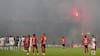 Escándalo en la Libertadores: cancelan partido entre DIM y el Flamengo de Pulgar por disturbios de la barra local