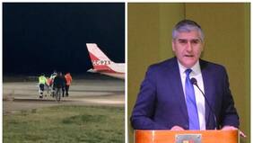 Charlos Chandía fue trasladado en avión a Santiago para continuar su tratamiento tras accidente automovilístico