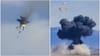 Impactantes imágenes: dos aviones de combate chocaron en medio de espectáculo aéreo en Estados Unidos