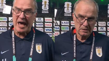 Bielsa perdió la paciencia y le gritó a una reportera tras quedar fuera del Mundial con Uruguay
