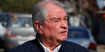 Eduardo Macaya Zentilli llega a Tribunal De San Fernando para lectura de veredicto.