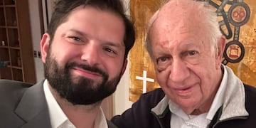 Gabriel Boric y Ricardo Lagos