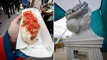 Dominó celebra el día del completo con 2x1 y un monumento al italiano