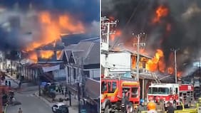 Tragedia en Puerto Varas: Cuatro personas mueren en violento incendio que arrasó con un mall chino