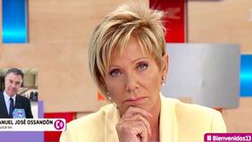 Raquel Argandoña se quedó sin poder preguntarle a Andrónico Luksic