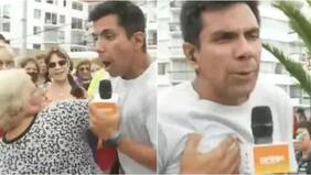 “¡Oh, conchetu...!: el doloroso “cornete” que le llegó a JP Queraltó en jugueteo con señora karateca