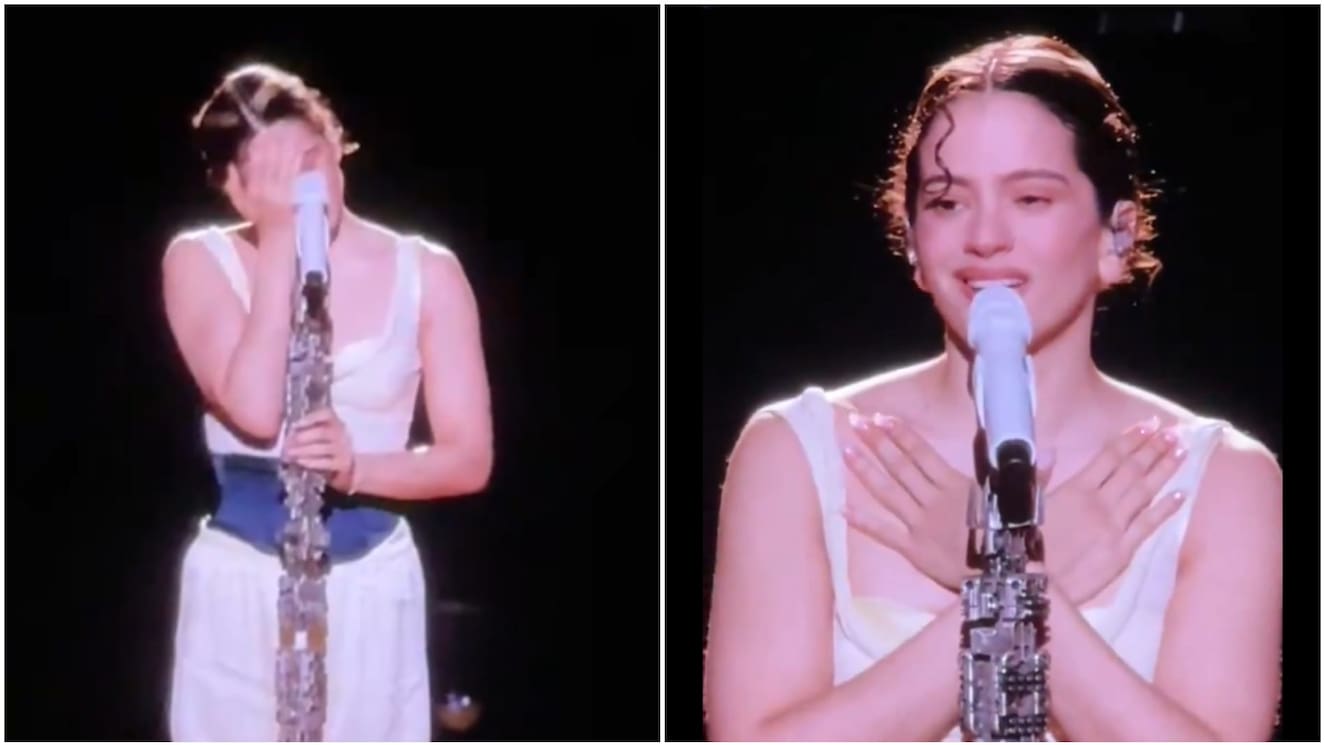 “Nunca fue mi intención”: Rosalía pidió disculpas durante su show en Argentina tras polémica por publicación