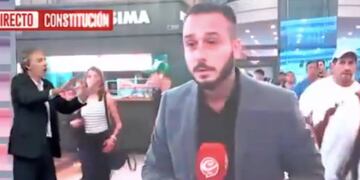 Periodista argentino furia