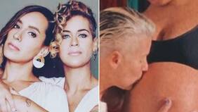 “Maravillosa imagen”: María Jimena Pereyra emociona a todos junto a su esposa embarazada y confirma nombre de su hijo