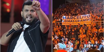 Luis Slimming y Héctor Romero están detrás del lienzo que alentó a Coronel Valverde en El Patagual