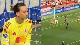 Tiane Endler tuvo jornada para el olvido en la Champions Femenina: se equivocó en los dos goles