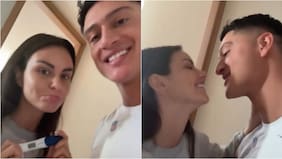 “Tenemos noticias”: Emilia Dides compartió tierno video junto a Sammis Reyes del día en que se enteró de su embarazo