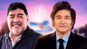 “Maradona es Milei”: libertario causó el enojo de hija del legendario futbolista