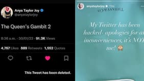 Era fake: Anya Taylor-Joy sufrió hackeo de su cuenta de Twitter