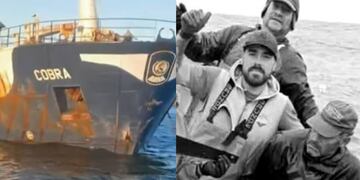 Se encontraron restos orgánicos en el Cobra: estudian si muestras corresponden a pescadores desaparecidos