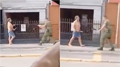Hombre fue baleado por Carabineros tras amenazarlos con un cuchillo en subcomisaría de Cabrero: quedó detenido