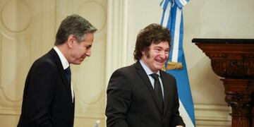 Antony Blinken / Javier Milei