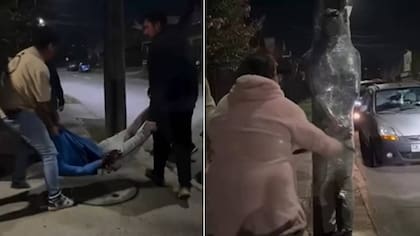 Vecina en bata lo repasó con correazo: vecinos de Temuco le dieron lección de su vida a joven delincuente extranjero