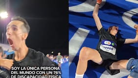 Una historia conmovedora: deportista con 76% de discapacidad física terminó maratón en París