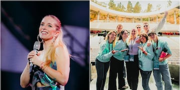 Chiqui Aguayo, Macarena Tondreau, Carolina Paulsen y Begoña Basauri apañaron con tutti a Alison Mandel en Viña