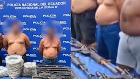 Capturaron a banda de “Los Preñados” en Ecuador: los pillaron en la selva