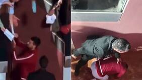 Botella golpeó accidentalmente a Djokovic en la nuca: el domingo juega contra Tabilo