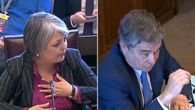 “Estoy hablando yo, poh”: El tenso cruce entre senador UDI y la ministra Jara en plena sesión del Congreso