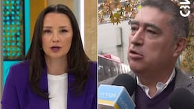 Le cambió la cara con pregunta de notero: Andrea Arístegui reacciona a enojo de Desbordes por consulta sobre sus guardias