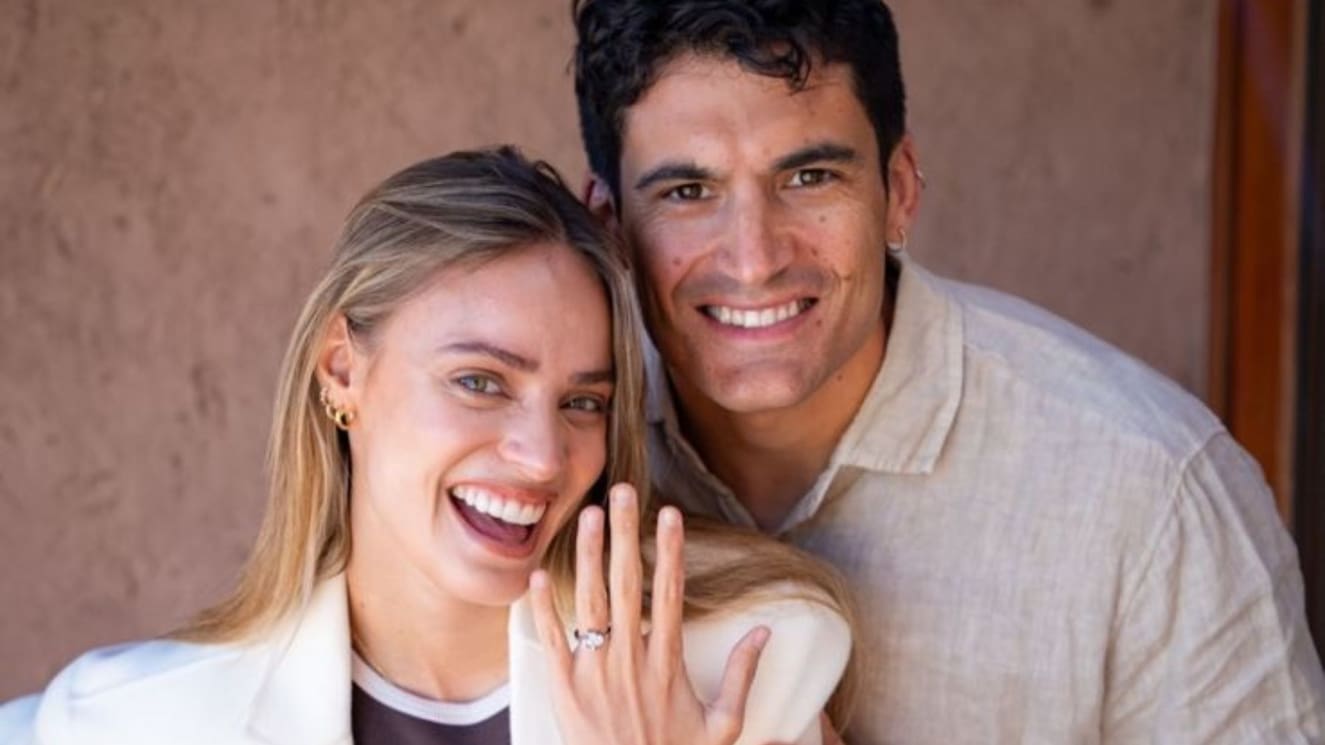 En intima ceremonia: Trinidad de la Noi contrajo matrimonio con Esteban Grimalt