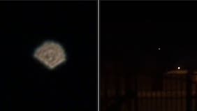 “¡Mira como cambia de forma!”: graban supuesto OVNI en Santiago y se desata el debate
