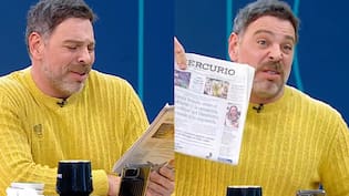 Neme explotó con titular que “¡no me importa nada!” en diario, criticó a ministro por “hacer el ridículo” y lo tiró fuera de pantalla