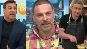 "Por qué Julio César se viste de negro. Neme con collares de conchitas, el otro cocinando charquicán y Julio César de negro", comentan en panel de farándula