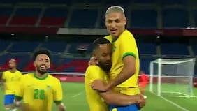 Se busca rival en Tokio: Richarlison no tuvo piedad y le anotó un triplete a Alemania