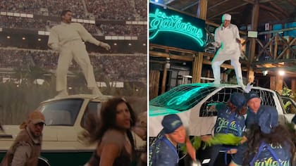 Que empiece el pescadeo: Cevichería peruana recrea el show de Bad Bunny en el Super Bowl