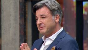 "Tenía preparado un discurso con mucha emoción, pero en este momento se me está subiendo una ola de nostalgia…", expresó Yann Yvin en su regreso a MasterChef