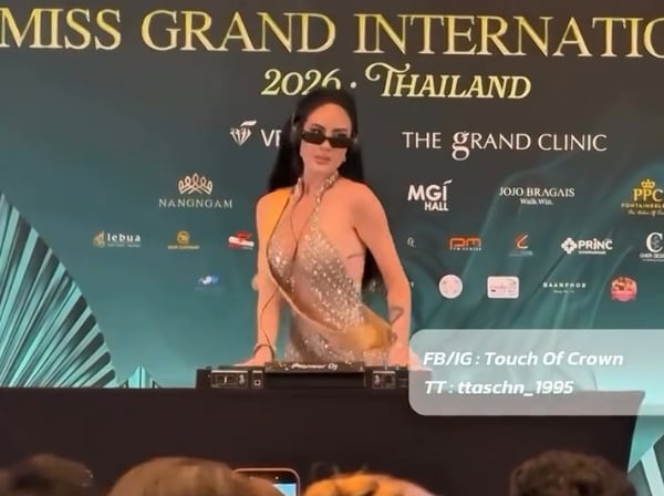 Ignacia Michelson brilló con su faceta de DJ en el Miss Grand International.