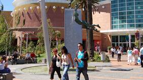 Sujeto apuñaló a un guardia después de intentar robar una tienda en un mall