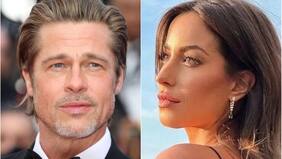 Las inéditas fotos que muestran a Brad Pitt con su pareja 29 años menor que él