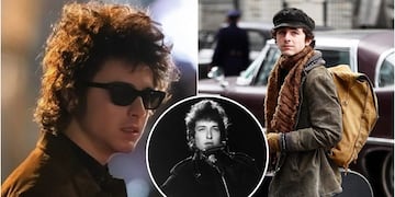 Timothée Chalamet engordó casi 10 kilos para ser Bob Dylan: la increíble transformación que le podría dar un Oscar