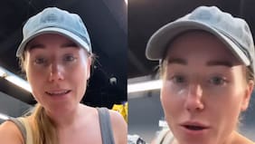 “Oye estoy un poquito en shock”: Alemana lamenta desubicada talla de guardias chilenos