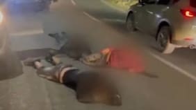 Todo grabado: carabinero interviene en cobarde encerrona a mujer, enfrenta a banda y deja a delincuente en riesgo vital