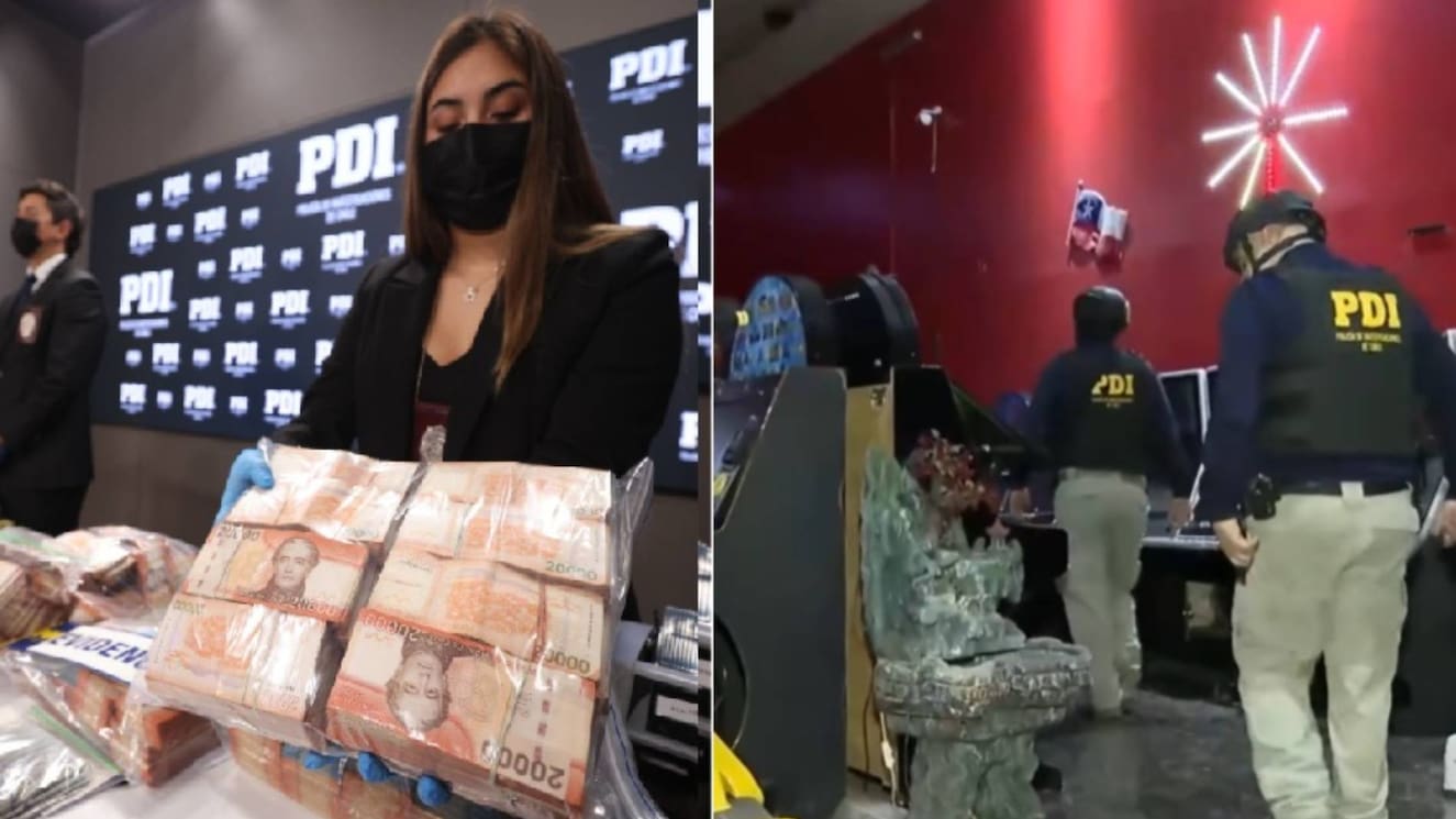 Contaron recaudación del día y la cifra es millonaria: desbaratan casinos clandestinos vinculados a mafia china en Chile